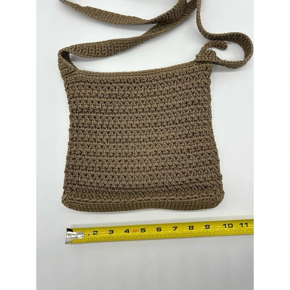 The Sak Crochet Crossbody Bag‎ Cottage Core Brown Boho Rustic